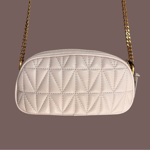 NWT Zara Quilted Cream Crossbody Shoulder Bag - Picture 8 of 11